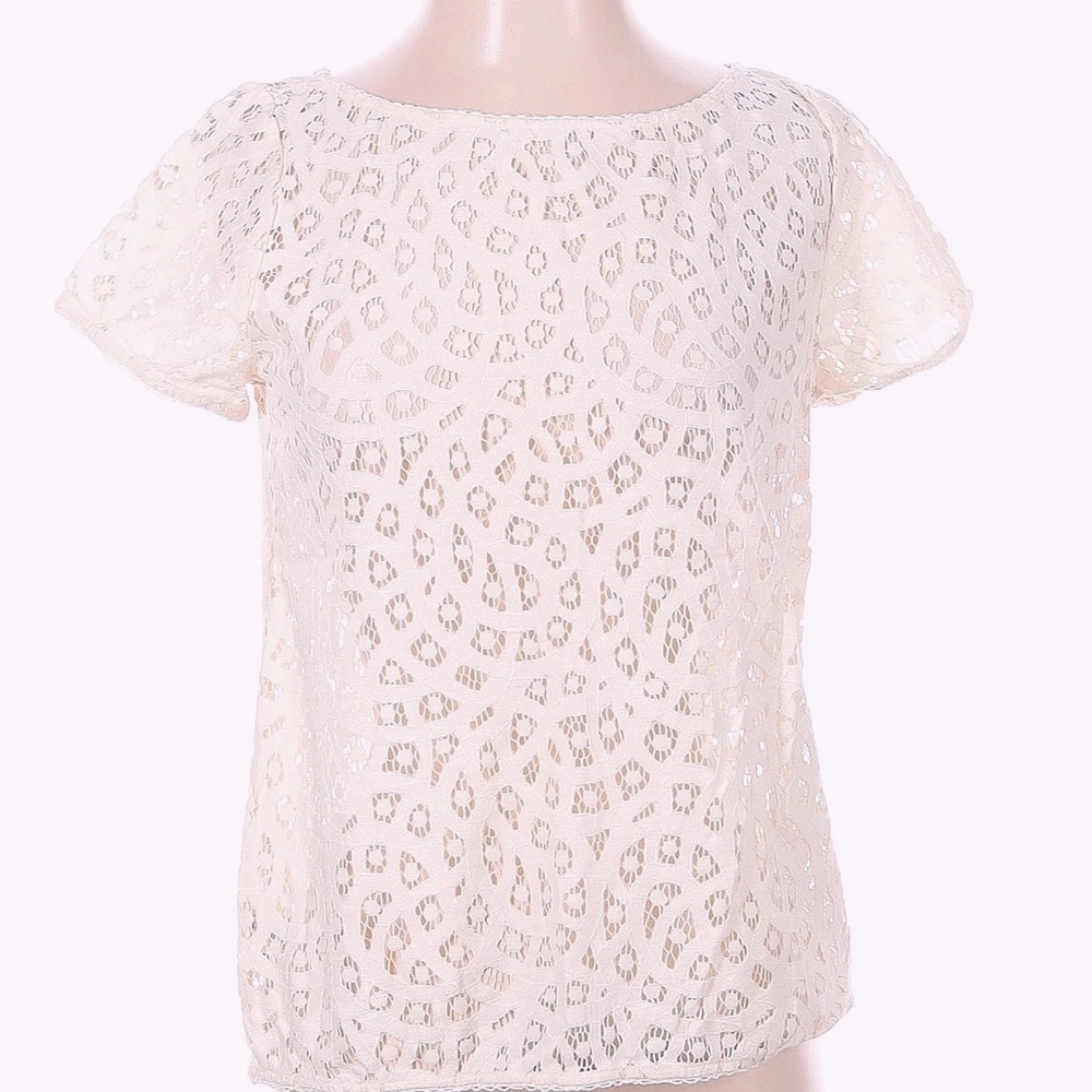 Battenberg type lace overblouse (see thru, requires a camisole or tank top etc)